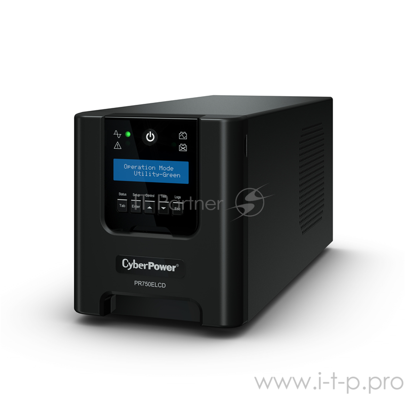 ИБП UPS CyberPower PR750ELCD 750VA/675W USB/RJ11/45 (6 IEC)
