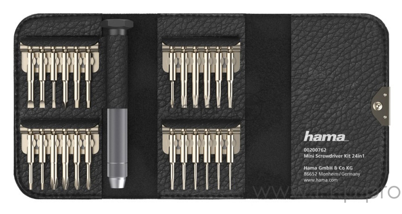 Набор отверточный Hama Mini screwdriver 24in1 24 предмета