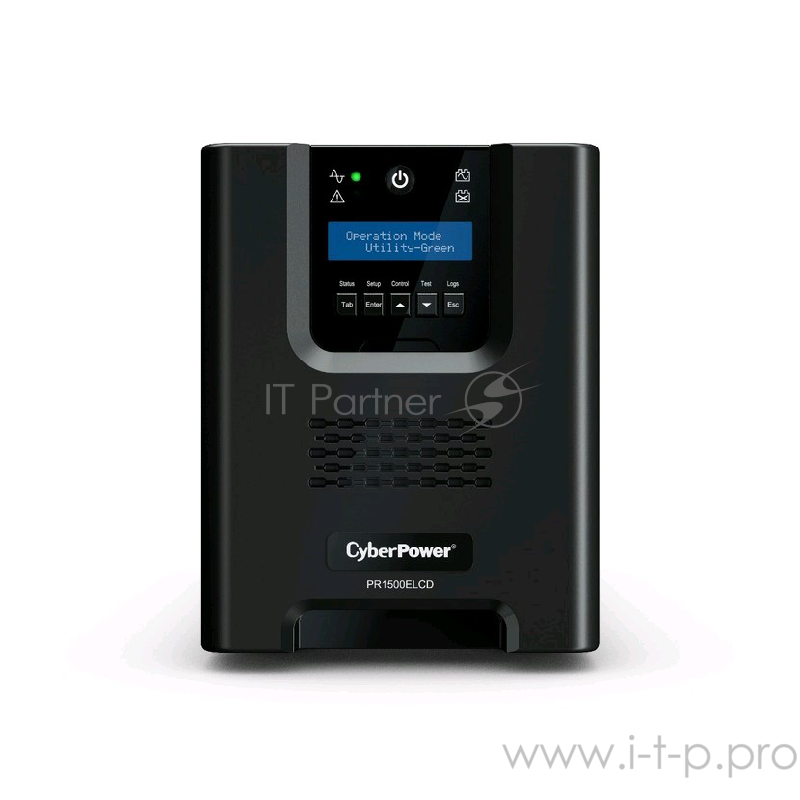 ИБП UPS CyberPower PR1500ELCD 1500VA/1350W USB/RJ11/45 (8 IEC)