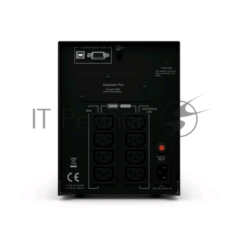 ИБП UPS CyberPower PR1000ELCD 1000VA/900W USB/RJ11/45 (8 IEC)