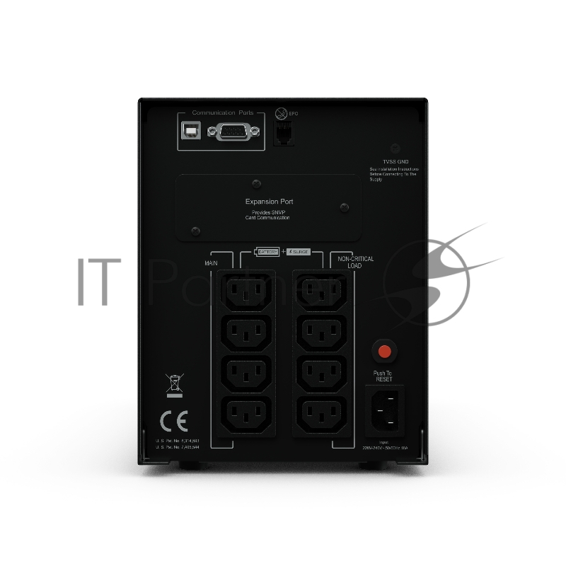 ИБП UPS CyberPower PR1000ELCD 1000VA/900W USB/RJ11/45 (8 IEC)