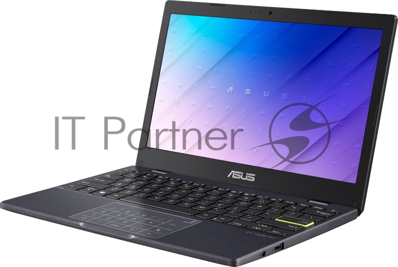 Ноутбук ASUS E210MA-GJ004T 11.6(1366x768 (матовый))/Intel Pentium Silver N5030(1.1Ghz)/4096Mb/64 eMMCGb/noDVD/Int:Intel UHD Graphics/Cam/BT/WiFi/war 1y/1.05kg/Peacock Blue/W10 + Support NumberPad /