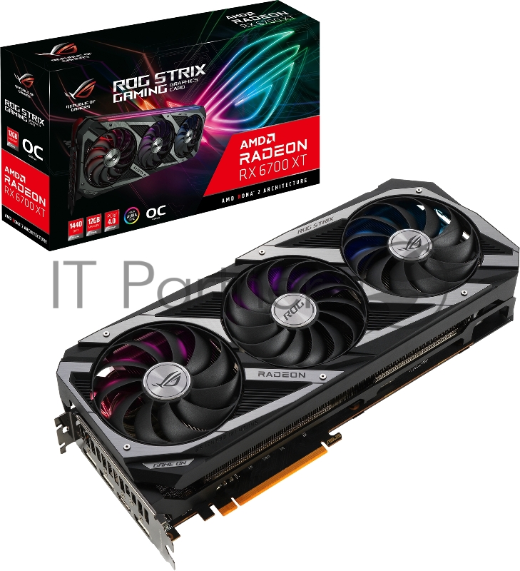 Видеокарта ASUS ROG-STRIX-RX6700XT-O12G-GAMING HDMI*1 DP*3 12G D6 90YV0G81-M0NA00