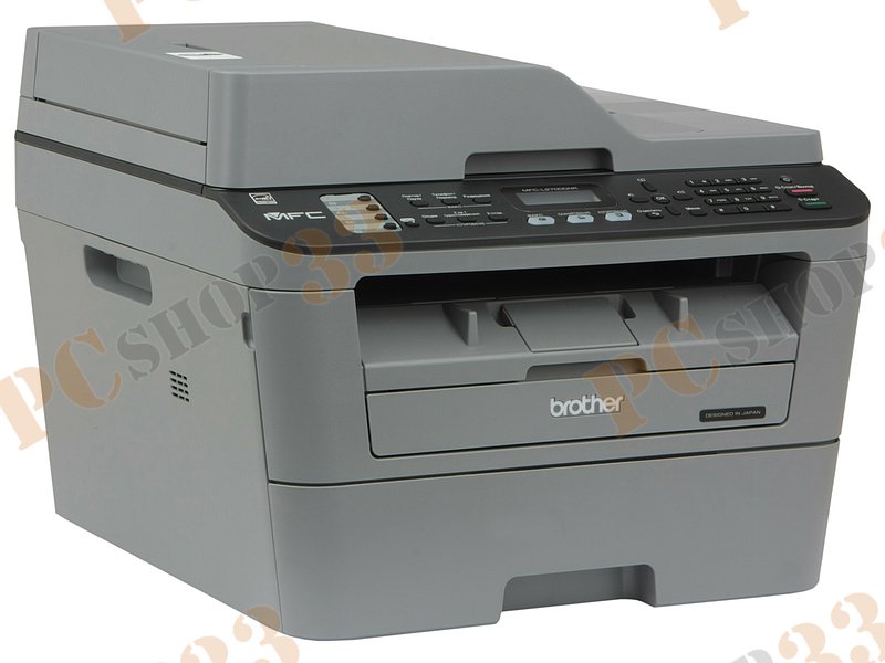 МФУ Brother MFC-L2700DNR A4, лазерный, принтер + сканер + копир + факс, ЖК, серый (USB2.0, LAN)