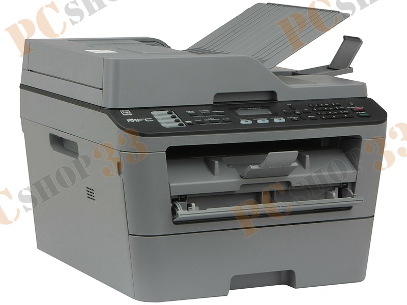 МФУ Brother MFC-L2700DNR A4, лазерный, принтер + сканер + копир + факс, ЖК, серый (USB2.0, LAN)