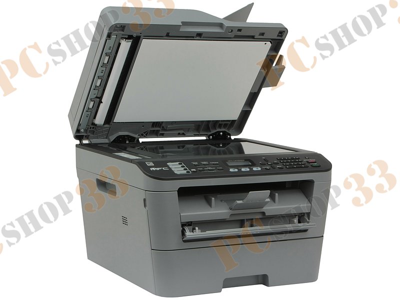 МФУ Brother MFC-L2700DNR A4, лазерный, принтер + сканер + копир + факс, ЖК, серый (USB2.0, LAN)