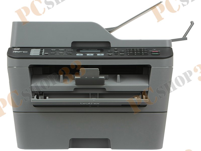 МФУ Brother MFC-L2700DNR A4, лазерный, принтер + сканер + копир + факс, ЖК, серый (USB2.0, LAN)