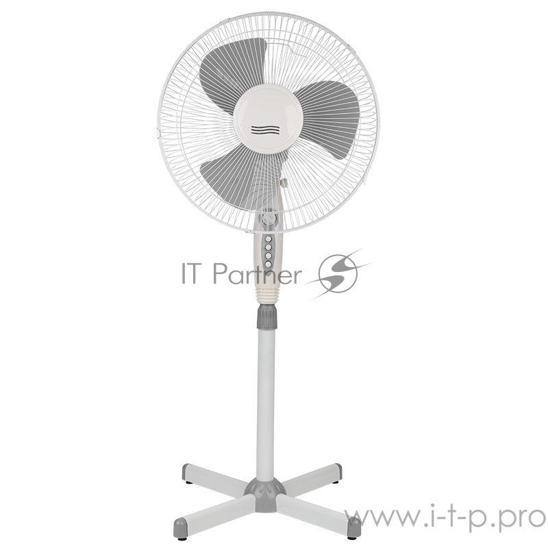 Вентилятор напольный DUX DX-1611T с таймером, 40 Вт, 220V, цвет белый/серый