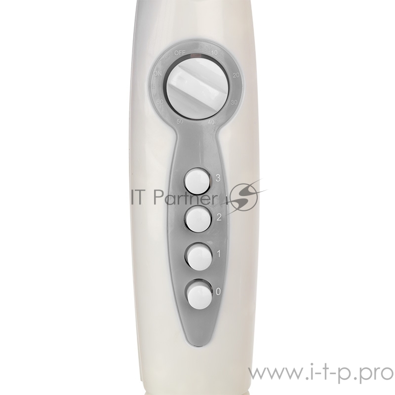 Вентилятор напольный DUX DX-1611T с таймером, 40 Вт, 220V, цвет белый/серый