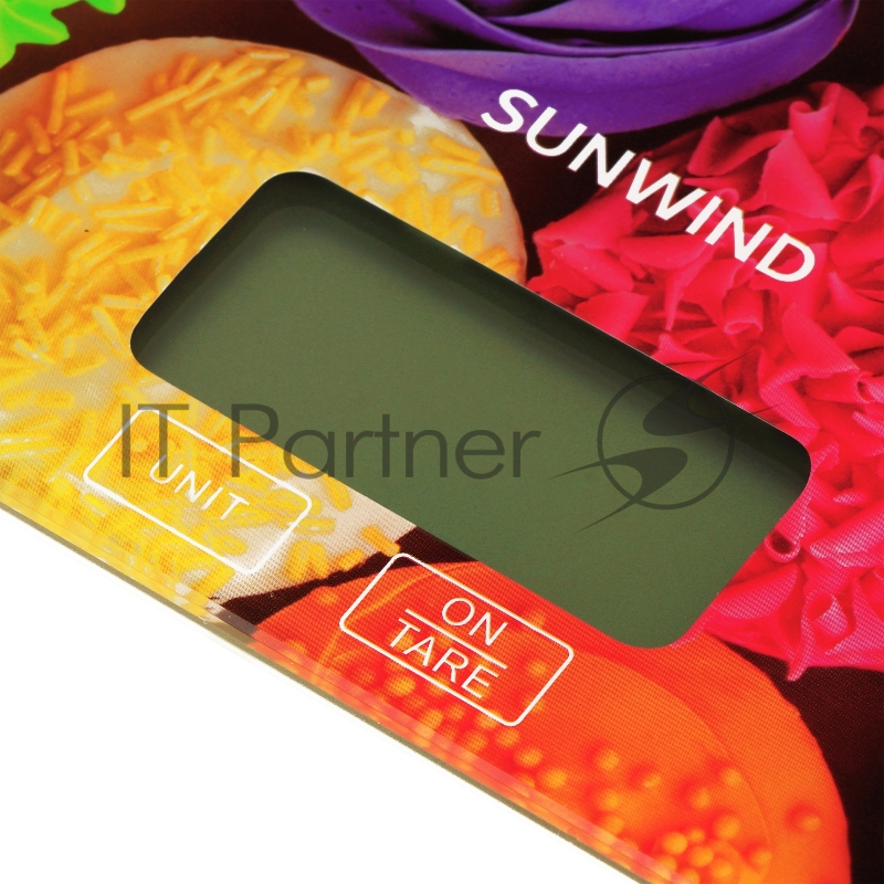 Весы кухонные электронные SunWind SWS102 макс.вес:5кг рисунок/кекс