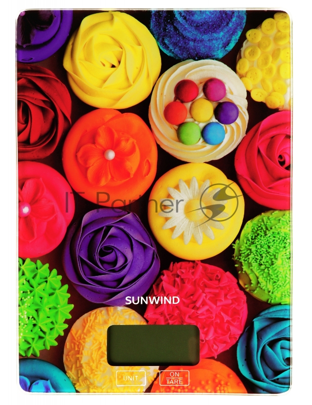 Весы кухонные электронные SunWind SWS102 макс.вес:5кг рисунок/кекс