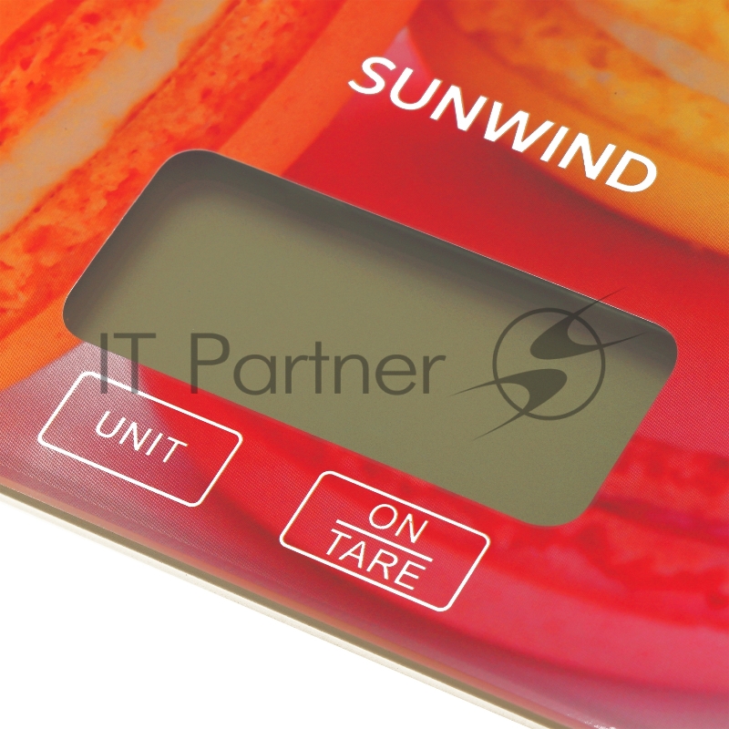 Весы кухонные электронные SunWind SWS101 макс.вес:5кг рисунок/печенье