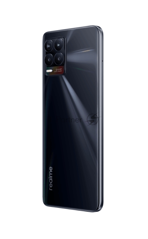 Смартфон REALME СМАРТФОН REALME RMX3085 (realme 8) 6+128 ГБ ЦВЕТ: ГЛУБОКИЙ ЧЕРНЫЙ (PUNK BLACK)