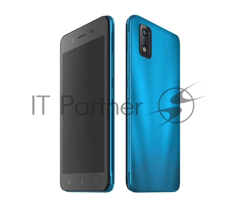 Смартфон Itel A17 W5006X 16+1 Lake blue, 5 854x480, 1.3GHz, 4 Core, 1GB RAM, 16GB, up to 128GB flash, 5Mpix/0.3Mpix, 2 Sim, 2G, 3G, G-sensor, BT v4.2, WiFi 802.11 a/b/g/n, Micro-USB, 2400mAh, Android 10 go, 155.8g, 145,2 ммx74,005 ммx9,85 мм