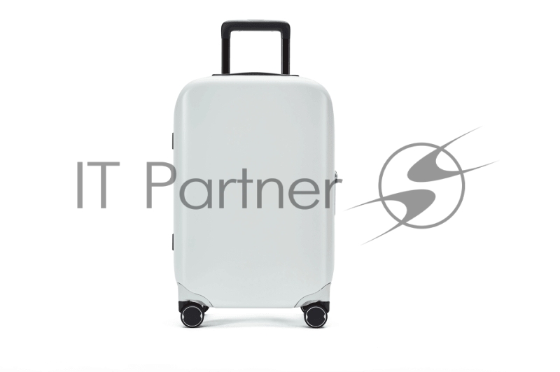 Чемодан NINETYGO Iceland Luggage 20 белый