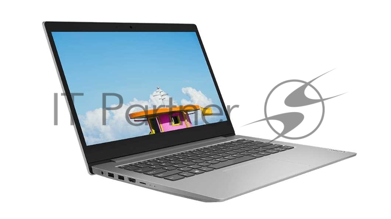 Ноутбук Lenovo IdeaPad 1 14IGL05 14.0 FHD(1920x1080) IPS/Intel Celeron N4020 1.10GHz Dual/4GB/128GB SSD/Integrated/WiFi/BT4.2/0,3 MP/microSD/8 h/1,4 kg/W10/1Y/PLATINUM GREY
