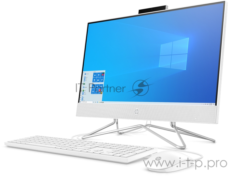 Моноблок HP 22-df1033ur AiO 21.5(1920x1080)/Intel Core i3 1125G4(2Ghz)/8192Mb/512SSDGb/n MX330(2048Mb)/Cam/WiFi/war 1y/Snow White/W10 + USB KBD, USB MOUSE