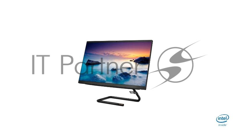 Моноблок Lenovo IdeaCentre AIO A340-24IGM 23.8(1920x1080 IPS)/Intel Pentium Silver J5040(2Ghz)/4096Mb/512SSDGb/DV UHD Graphics 605/BT/WiFi/war 1y/5.87kg/black/DOS + Keyboard, mouse USB