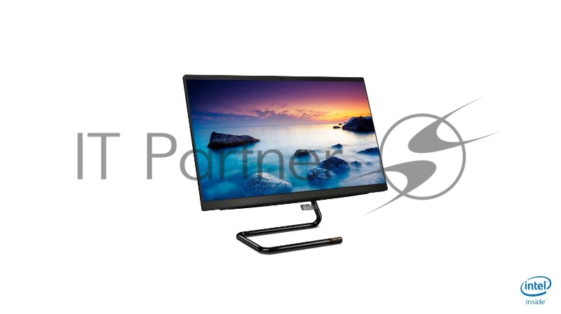 Моноблок Lenovo IdeaCentre AIO A340-24IGM 23.8(1920x1080 IPS)/Intel Pentium Silver J5040(2Ghz)/4096Mb/512SSDGb/DV UHD Graphics 605/BT/WiFi/war 1y/5.87kg/black/DOS + Keyboard, mouse USB