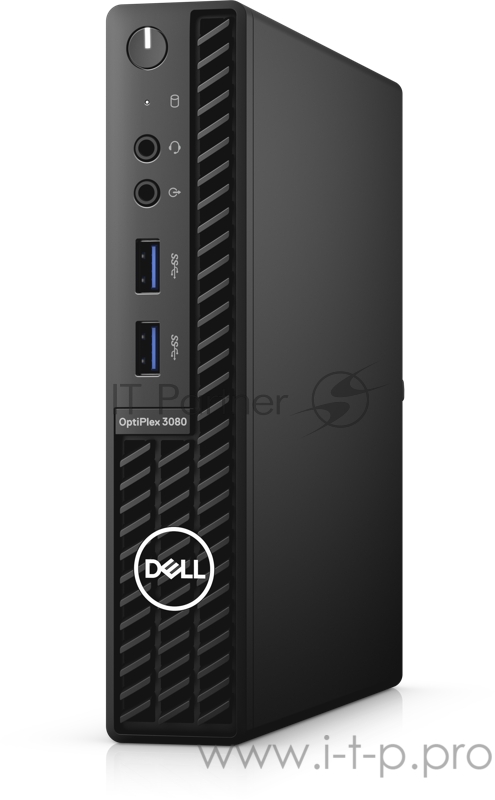 Персональный компьютер Dell OptiPlex 3080 Dell Optiplex 3080 MFF/Core i5-10500T(2.3GHz,12MB,6C)/8GB/ SSD/UHD 630/keyb+mice/WiFi+BT/Win10 Pro/VGA/3Y Basic NBD