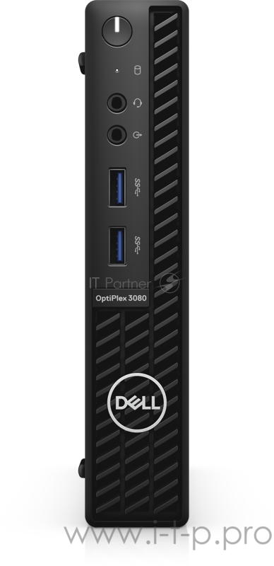 Персональный компьютер Dell OptiPlex 3080 Dell Optiplex 3080 MFF/Core i5-10500T(2.3GHz,12MB,6C)/8GB/ SSD/UHD 630/keyb+mice/WiFi+BT/Win10 Pro/VGA/3Y Basic NBD