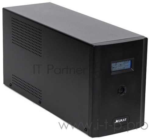 ИБП SKAT-UPS 3000/1800 1800 Вт, с АКБ 9 Ач 4 шт, меандр. стабилизация напряжения