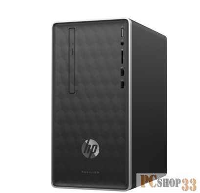 Компьютер HP Pavilion 590-p0001ur 4GK89EA (Core i3 8100-3.60ГГц, 8ГБ, 1ТБ, GFGTX1050Ti, DVDRW, LAN, WiFI, BT, FreeDOS) + клавиатура + мышь