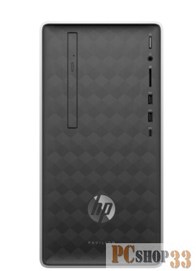 Компьютер HP Pavilion 590-p0001ur 4GK89EA (Core i3 8100-3.60ГГц, 8ГБ, 1ТБ, GFGTX1050Ti, DVDRW, LAN, WiFI, BT, FreeDOS) + клавиатура + мышь