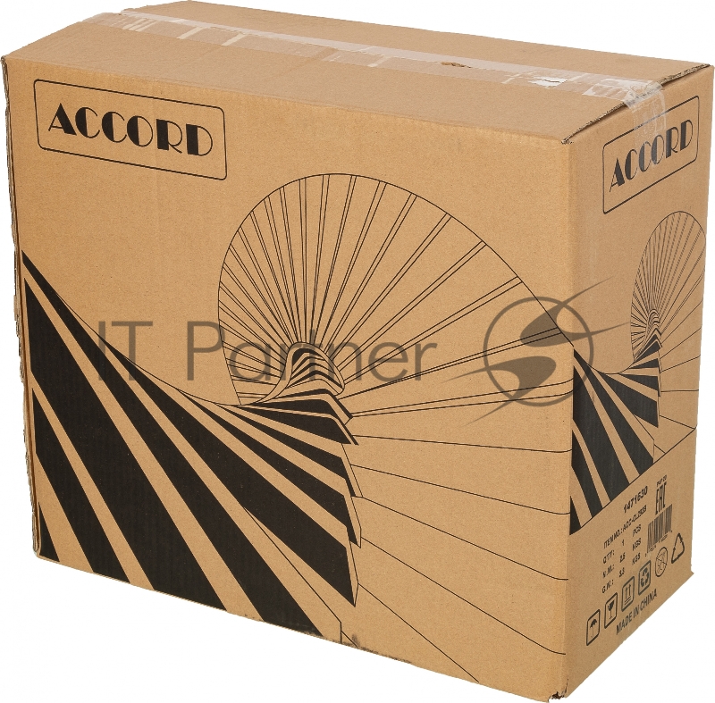 Корпус Accord ACC-CL292B черный без БП ATX 1x120mm 2xUSB2.0 1xUSB3.0 audio