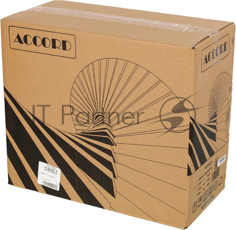 Корпус Accord ACC-CL297B черный без БП ATX 1x120mm 2xUSB2.0 1xUSB3.0 audio
