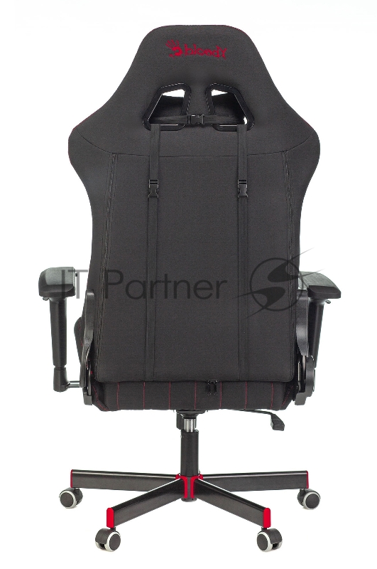 Кресло игровое A4Tech Bloody GC-950 черный/красный текстиль/эко.кожа крестовина металл