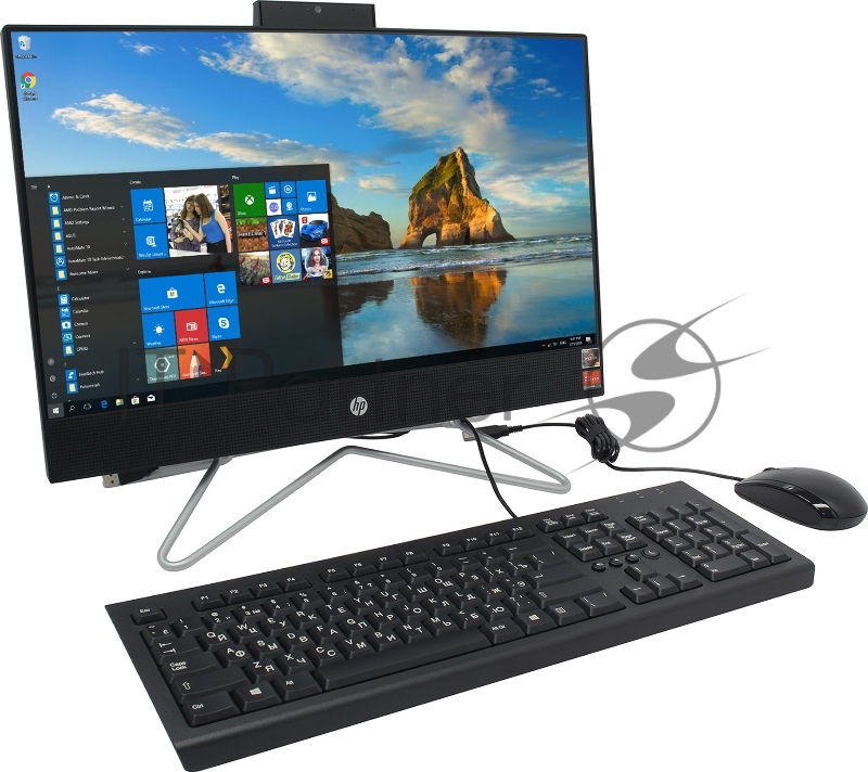 Моноблок 21.5 FHD HP 22-df1055ur black (Core i3-1125G4/8Gb/256Gb SSD/noDVD/VGA int/DOS) (4A3U7EA)