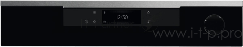 Встраиваемый духовой шкаф с паром Electrolux SteamCrisp PRO 700, основной цвет - нержавеющая сталь, сенсорное управление, цветной ЖК-дисплей, электронное регулирование времени и температуры, будильник, таймер отключения, отложенный старт, хромирован