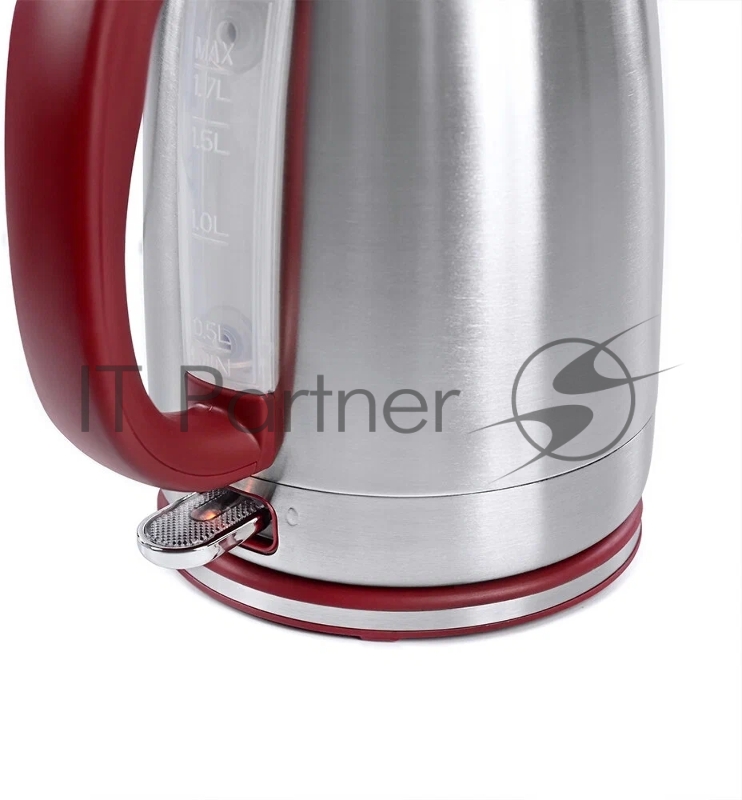 Чайник MARTA MT-4559 бордовый гранат Мощность-2250W Объем-1,7л, шкала уровня воды, автоотключение при закипании/отсутствии воды, закрытый нагревательный элемент, световой индикатор, кнопка открытия крышки