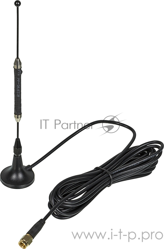 Антенна DS-4G30-150RG174SMAMM3M+2CRC9 3м многодиапазонная черный