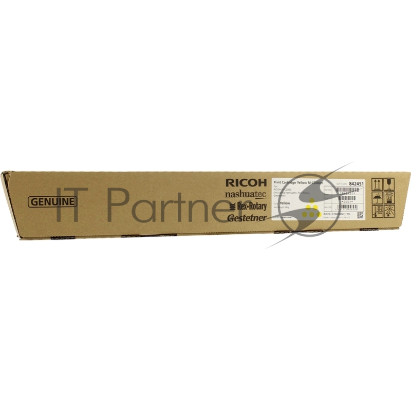 Желтый тонер повышенной емкости Ricoh 842451 M C2000H (15К) Print Cartridge Yellow M C2000H