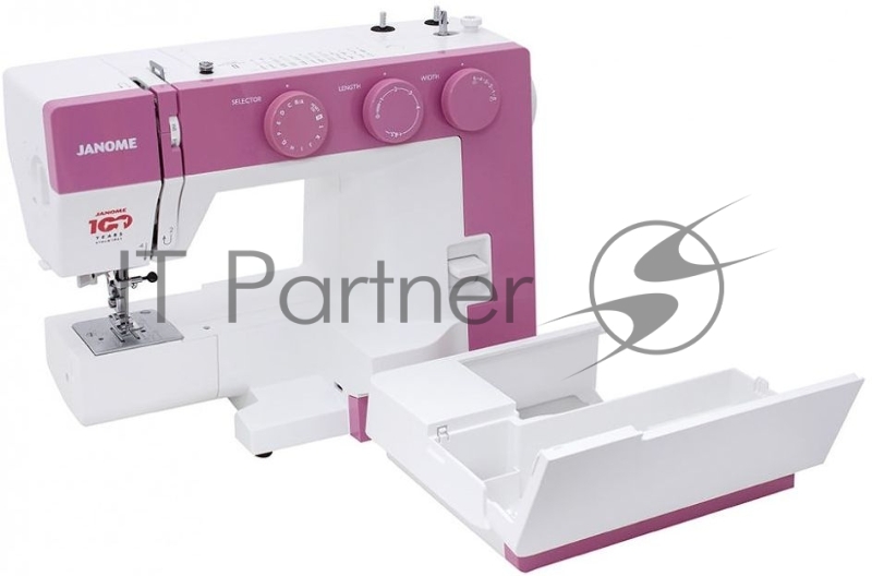 Швейная машина Janome 1522PG 25 операции, петля автомат, верт. челнок, нитевдеватель, мягкий чехол