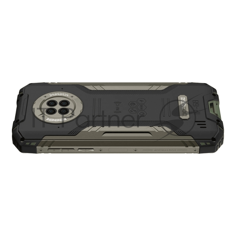 Смартфон Doogee S96 Pro Army Green, 6.22 720 x 1520 пикселей, 2.0GHz, 8 Core, 8GB RAM, 128GB, up to 256GB flash, 48 МП+20 МП+8 МП+2МП/16Mpix, 2 Sim, 2G, 3G, LTE, BT v5.0, Wi-Fi, NFC, GPS, Type-C, 6350 мА·ч, Android 10, 310г, 167 ммx81.4 ммx15,5 мм