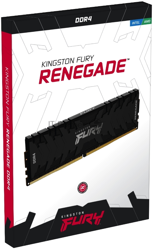 Оперативная память Kingston DRAM 16GB 2666MHz DDR4 CL13 DIMM 1Gx8 FURY Renegade Black EAN: 740617322231