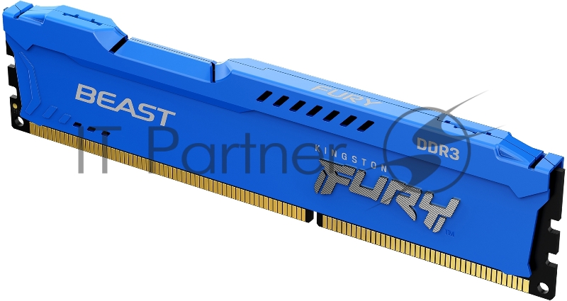 Оперативная память Kingston DRAM 8GB 1866MHz DDR3 CL10 DIMM FURY Beast Blue EAN: 740617318012
