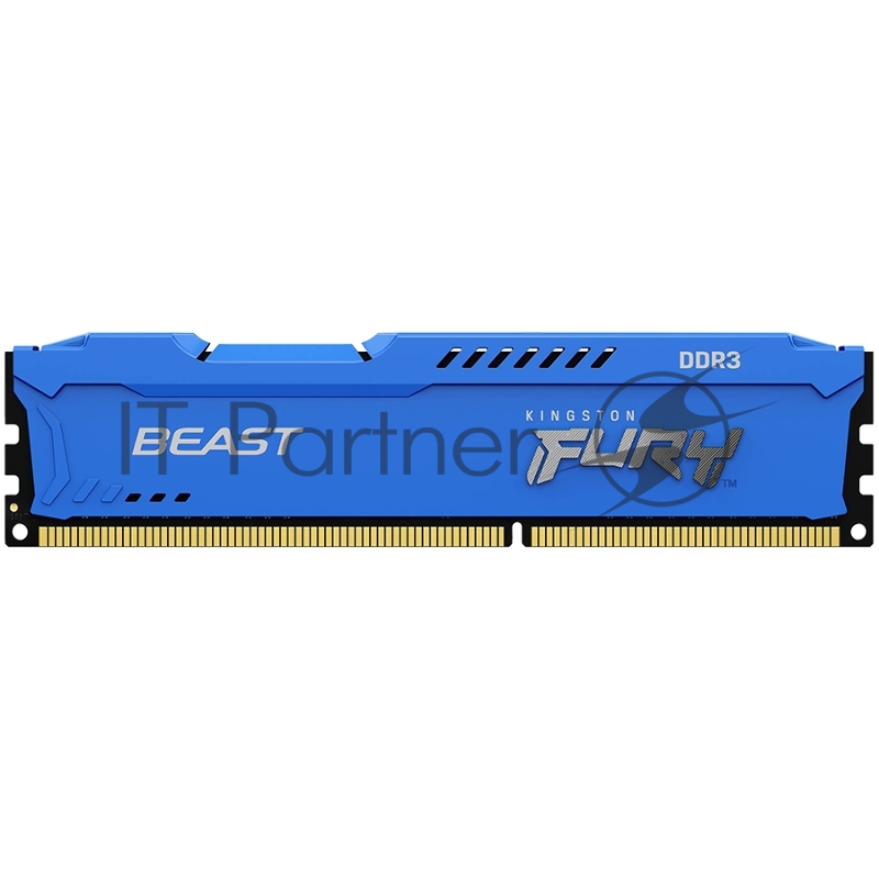 Оперативная память Kingston DRAM 8GB 1866MHz DDR3 CL10 DIMM FURY Beast Blue EAN: 740617318012