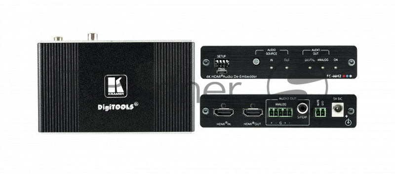 Деэмбеддер Kramer Electronics FC-46H2 4K HDR HDMI Audio De-embedder
