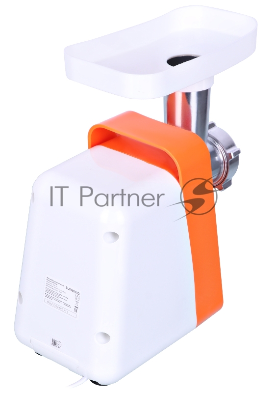 Мясорубка SunWind SWG180 1800Вт белый/оранжевый