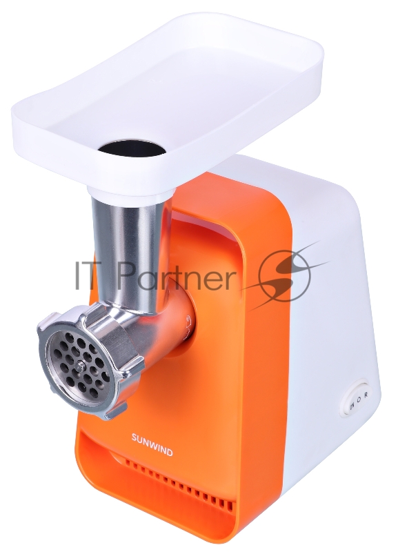 Мясорубка SunWind SWG180 1800Вт белый/оранжевый