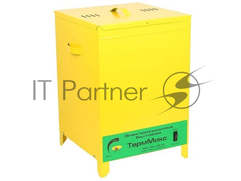 Сушилка для овощей и фруктов ТермМикс, цельно металлическая, 4 поддона, с вент., цвет желтый