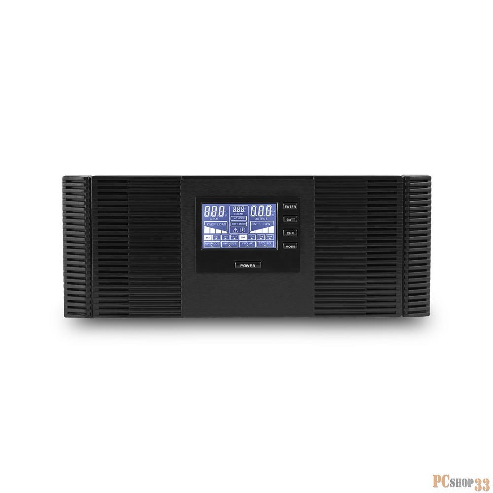 ИБП SVC, DI-800-F-LCD, 800Ва/640Вт , LCD-дисплей, черный