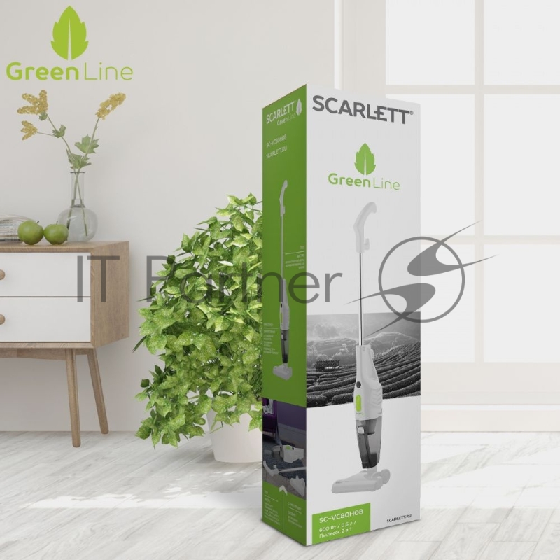 Вертикальный (проводной) пылесос Scarlett Green Line SC-VC80H08