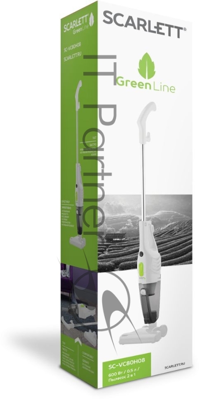 Вертикальный (проводной) пылесос Scarlett Green Line SC-VC80H08