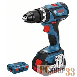 Дрель, Шуруповерт Bosch GSB 18 V-EC 2x5,0AH L-Boxx EU ударная дрель-шуруповерт 06019E9104 { 18 В, 1900 об/мин, 1.1 кг, 2 акк 4.0 Ач, L-boxx }