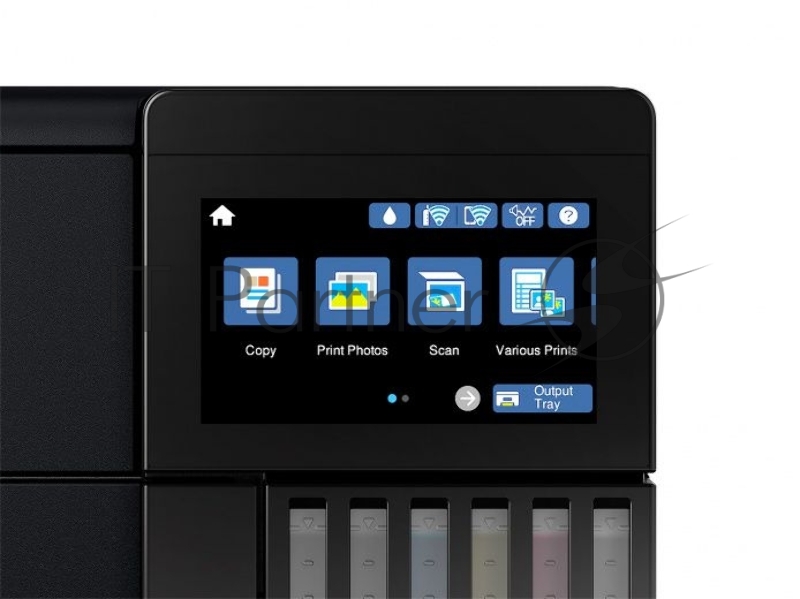 МФУ струйный Epson L8180 (C11CJ21403) A3 Duplex Net WiFi USB RJ-45 черный